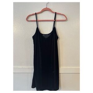 brandy melville velveteen slip dress